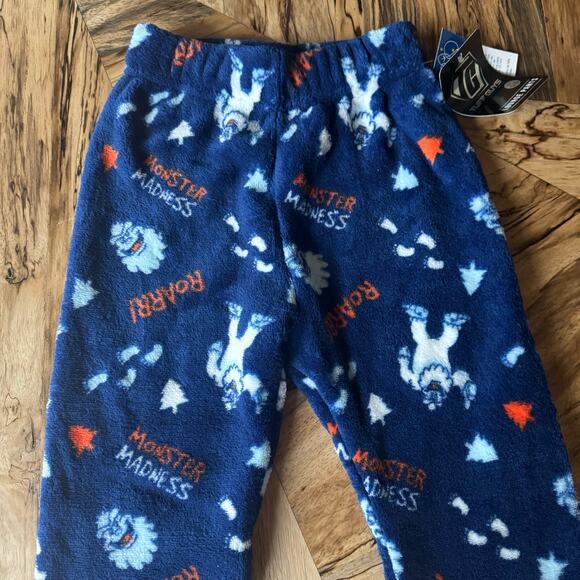 Tuff Guys Fleece Abominable Snowman Pajama Pants - Picture 2 of 5